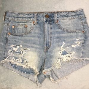 American Eagle Denim Hi-Rise Jean Shorts [Size 8]